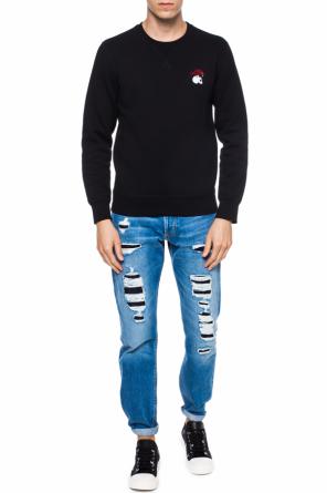Embroidered sweatshirt, zdjęcie 2 Embroidered sweatshirt od Alexander McQueen